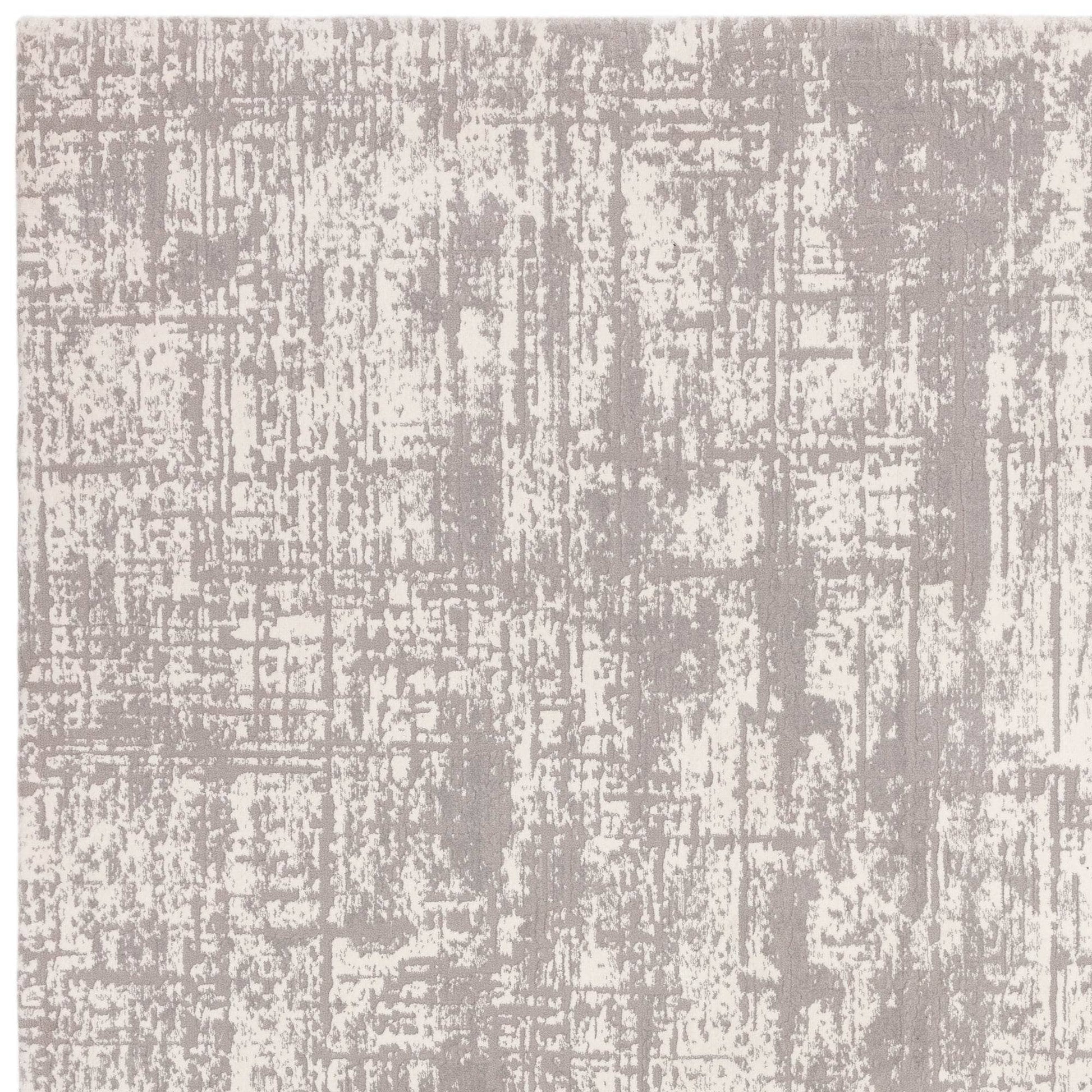 Rugs  -  Kuza Grey Abstract Rug - Multiple Sizes  - 