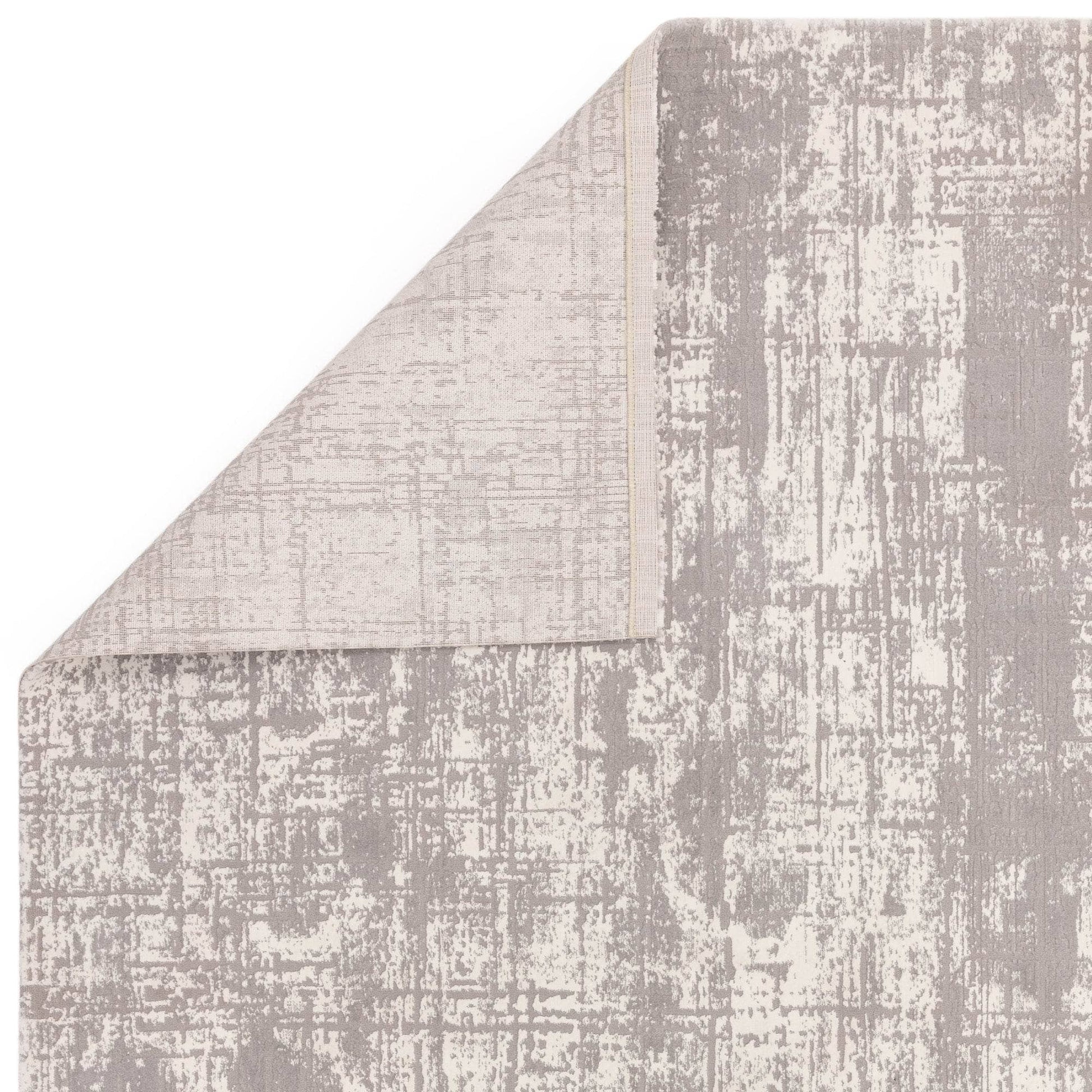 Rugs  -  Kuza Grey Abstract Rug - Multiple Sizes  - 