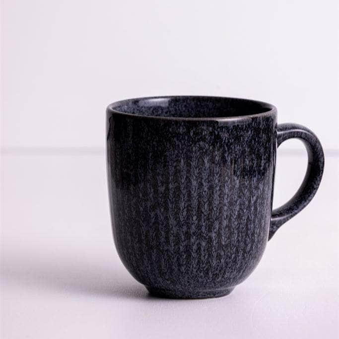 Kitchenware  -  Reactive Linear Black Mug - 400ml  -  60011768