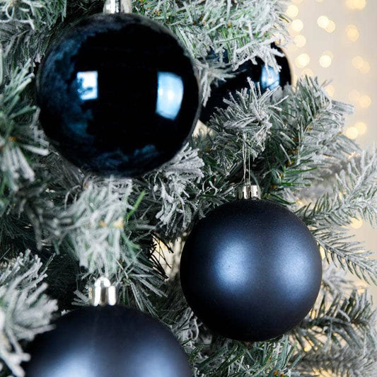 Christmas  -  Midnight Blue Christmas Baubles - 4 Pack  -  50138042