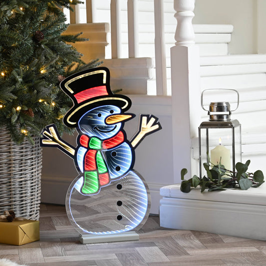 Christmas  -  Infinity Standing Snowman - 60cm  -  60012170