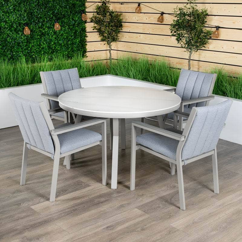 Gardening  -  Sofia Round 4 Seater Dining Set  -  60009596