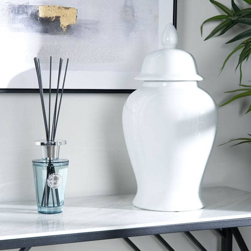 Homeware  -  Temple Jar White - 18"  -  60008112