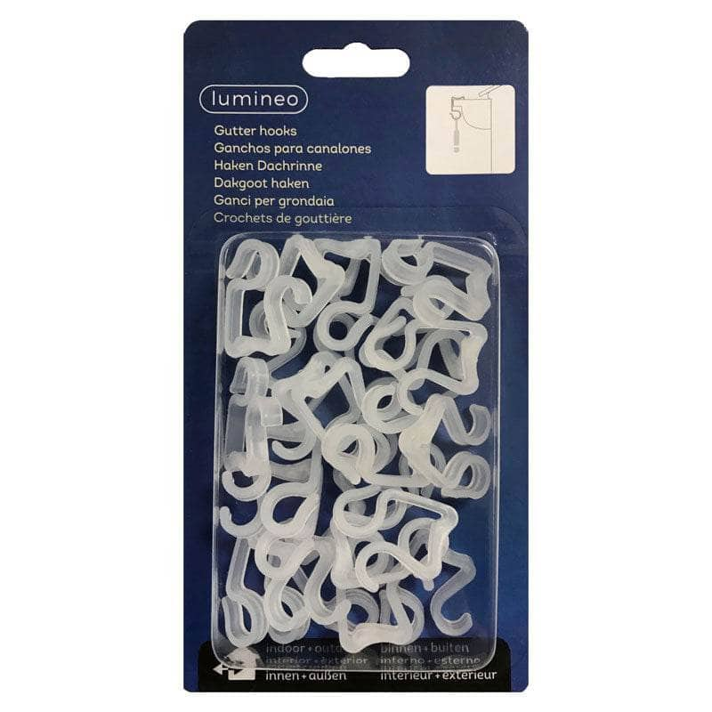  - White Gutter Hooks - 24 Pack -  60008534