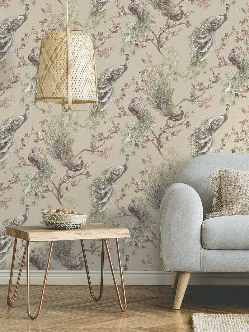 Wallpaper  -  Holden Menali Beige Wallpaper- 60005542  -  60005542