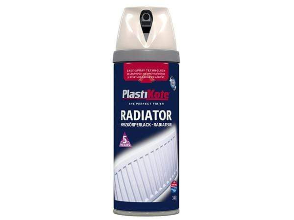 Paint  -  Plastikote Twist And Spray Magnolia Radiator Enamel Paint  -  50091013