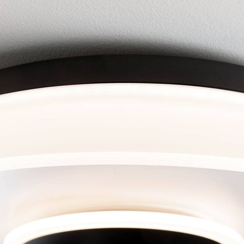 Arabian 60 Flush Ceiling Light - Black