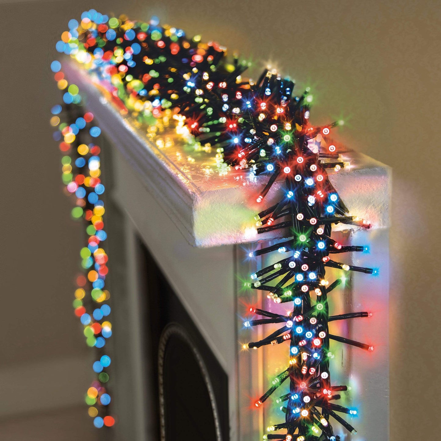  -  768 Multicoloured LED Compact Cluster Lights  -  60001107