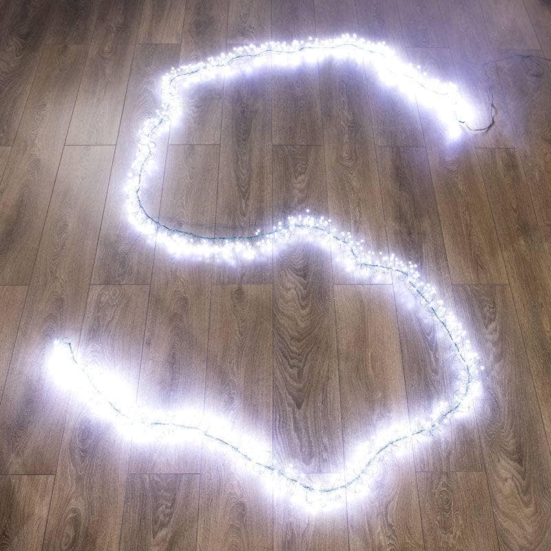 Christmas  -  860 White Ultrabright Garland LED Lights - 5.4m  -  60000973