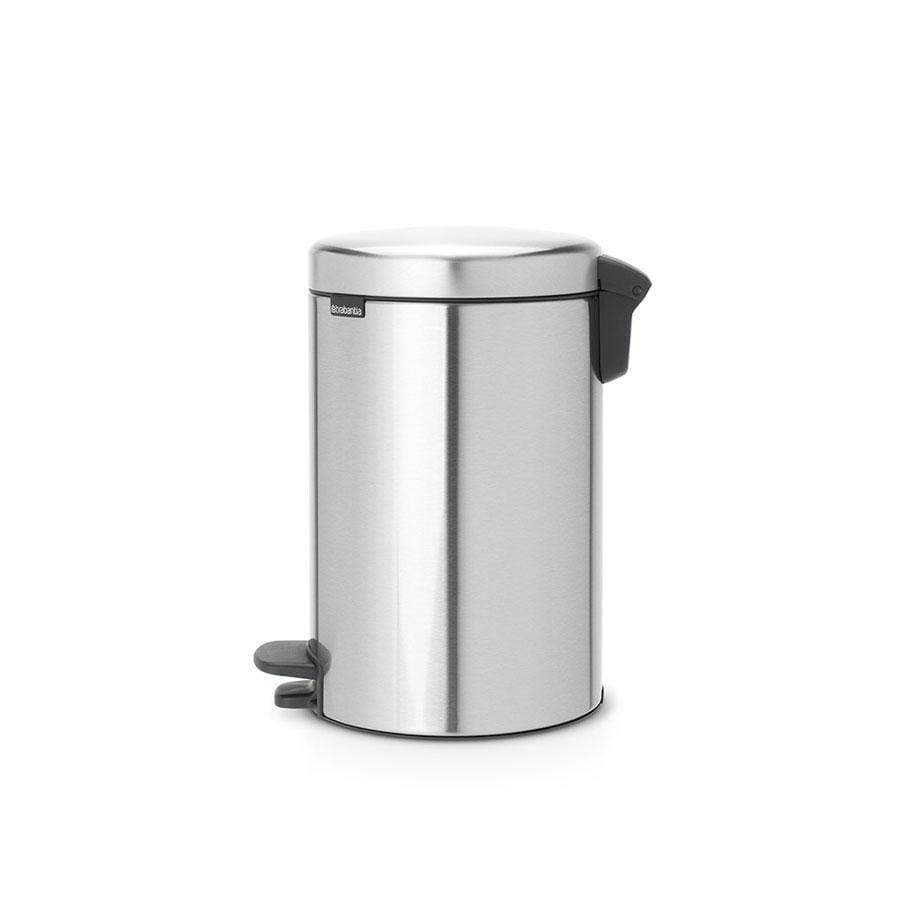 Kitchenware  -  Brabantia Matt Steel Fingerprint Proof 12L Pedal Bin  -  50132109