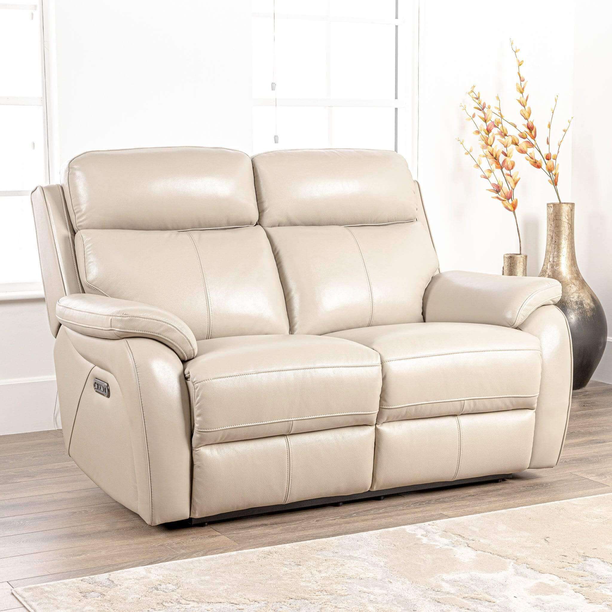 Mouttrie smoke power store reclining sofa