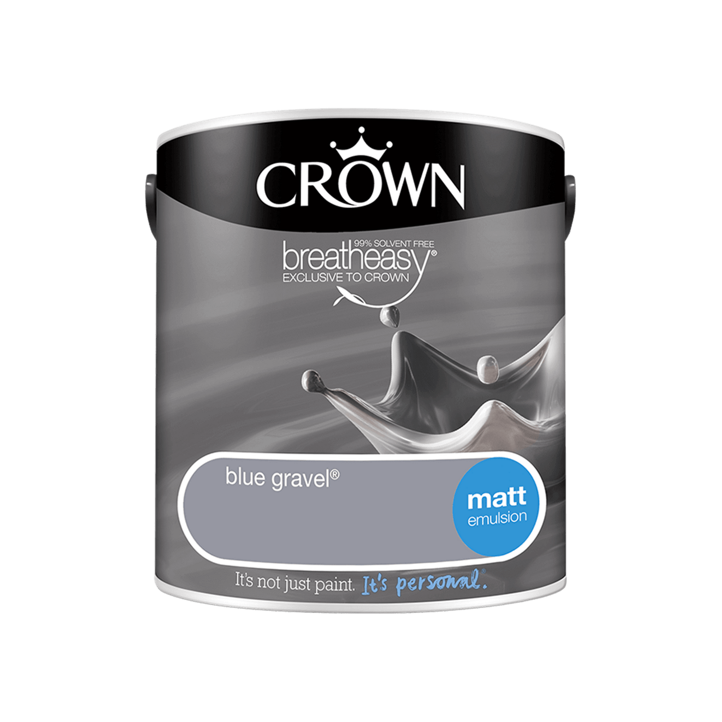 Paint  -  Crown Vinyl Matt Blue Gravel 2.5L  -  50147179