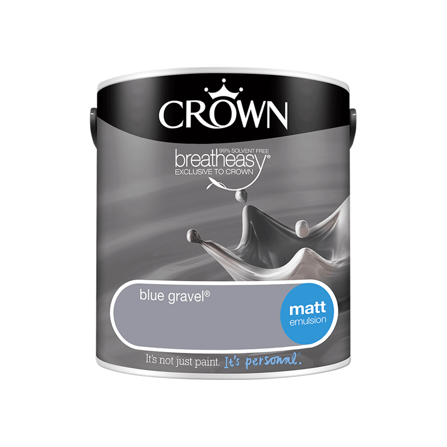 Crown Vinyl Matt Blue Gravel 2.5L  Taskers Online Store, Liverpool &  Manchester