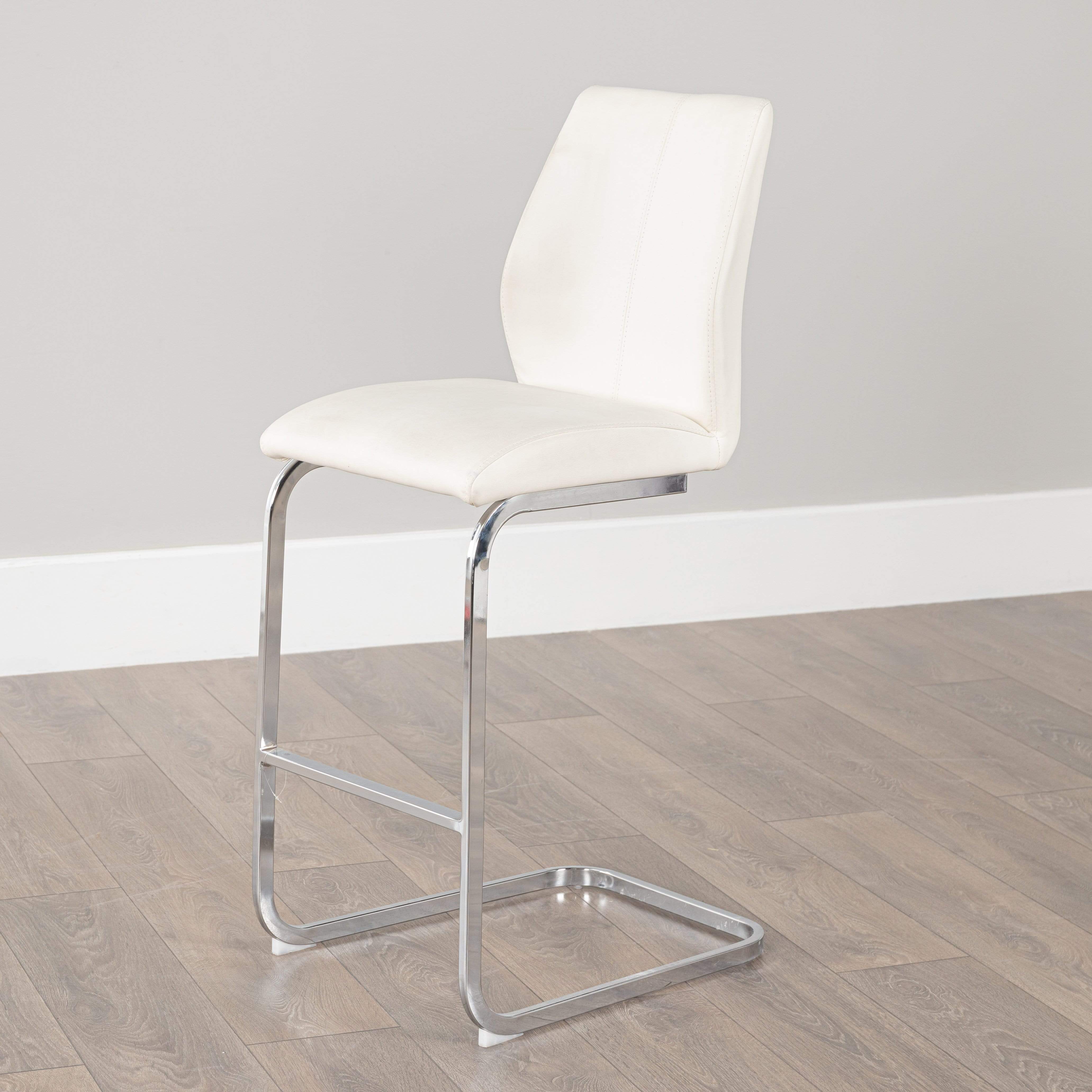 White discount barstool chairs