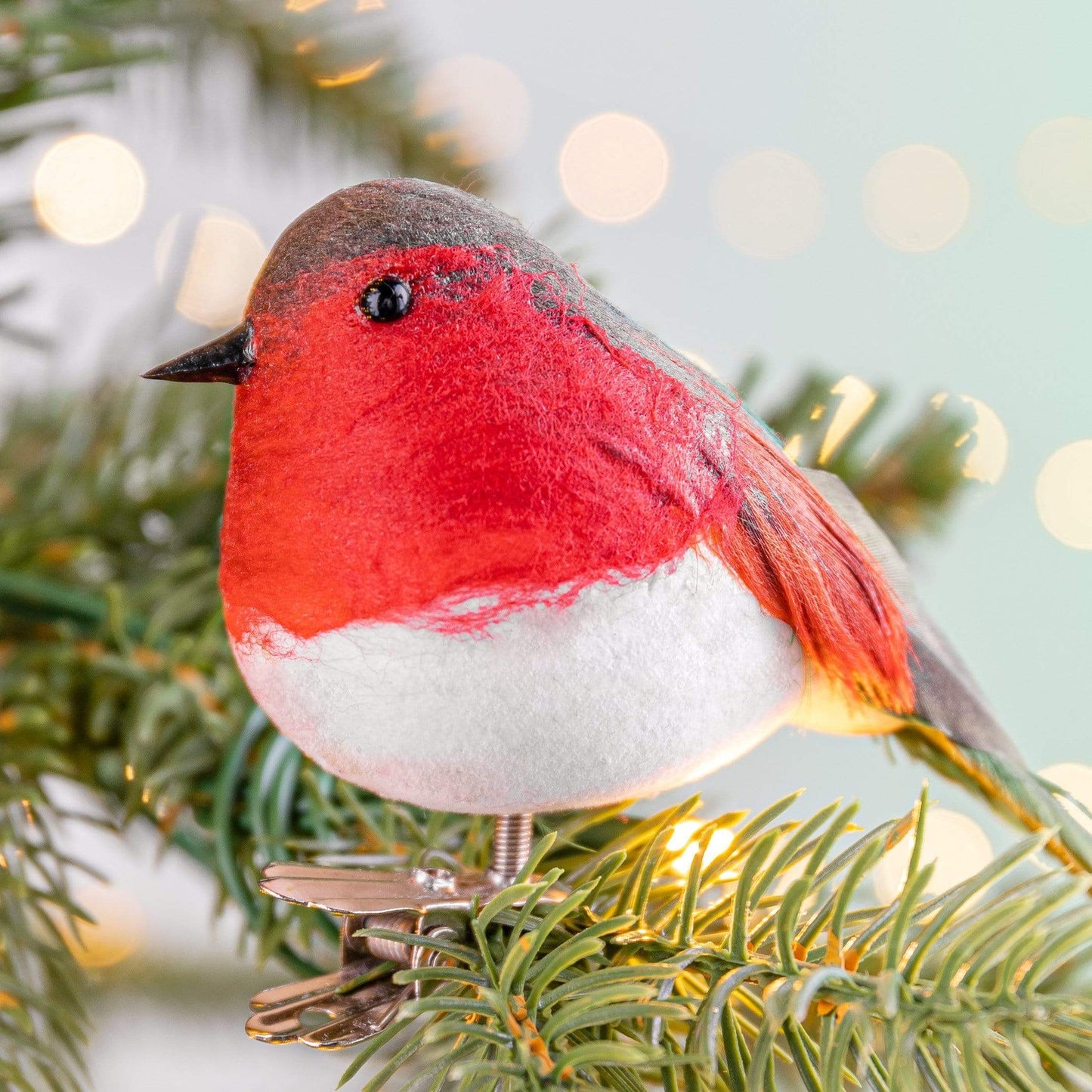 Christmas  -  Red Robin Clip-On Christmas Tree Decoration - 11cm  -  60000927