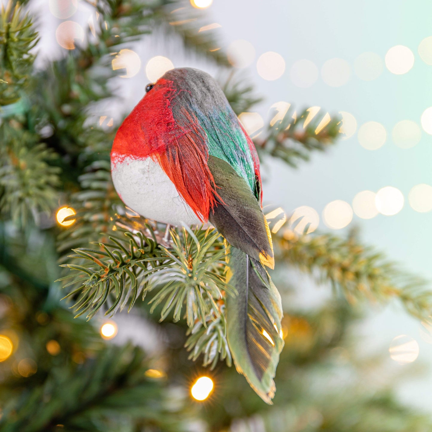 Christmas  -  Red Robin Clip-On Christmas Tree Decoration - 11cm  -  60000927