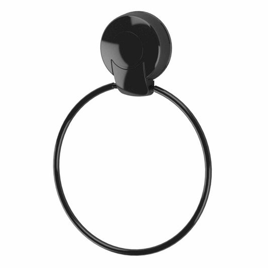 Homeware  -  Suction Loc Towel Ring Black  -  60002428