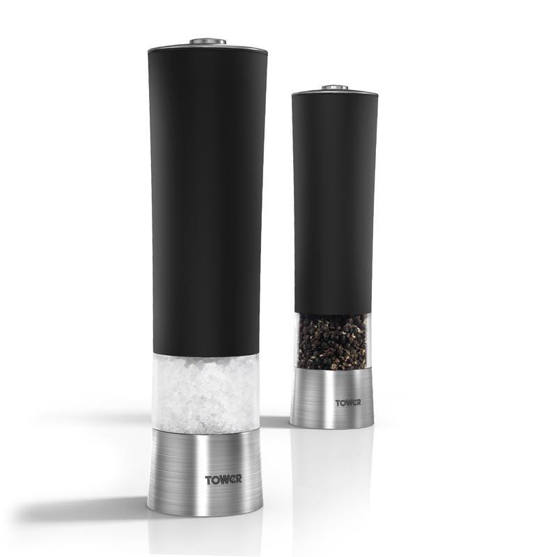 Kitchenware  -  Tower Black Electric Salt & Pepper Mills  -  50111374