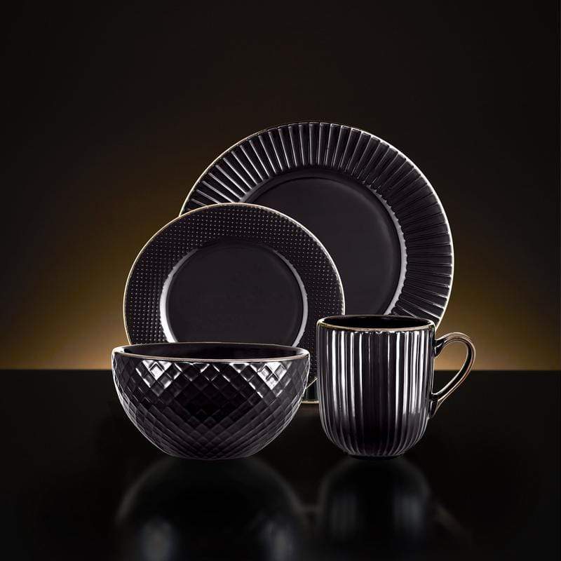 Kitchenware  -  Tower Empire Black 16 Piece Dinner Set  -  50153465