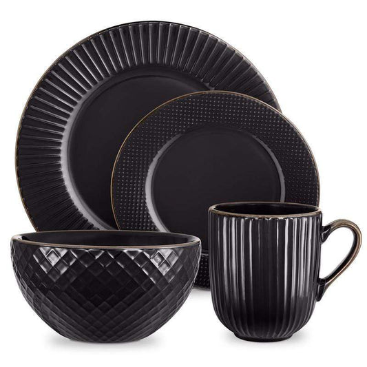 Kitchenware  -  Tower Empire Black 16 Piece Dinner Set  -  50153465